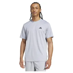 T-shirt à Manches Courtes Train Essentials Training Halo Silver / Black L
