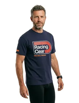 T-shirt à Manches Courtes Racing Gear Navy L