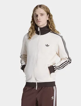Mens Track Top Iconico - Bianco, bianco bianco Uomo taglia XS - Adidas - FashionsVida