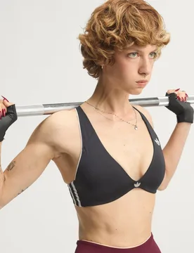 Reggiseno sportivo con supporto leggero Originals L Black - Adidas - FashionsVida