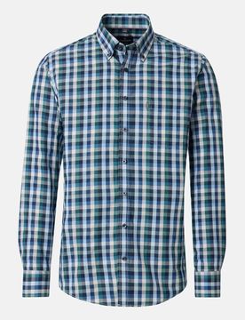 Casual-Fit Freizeithemd Blau L