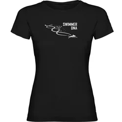 Swimming Dna Short Sleeve T-shirt Black M Women