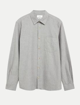RED LABEL Regular-Fit Oxfordhemd Grau 3XL