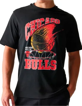 Chicago bulls camiseta baloncesto (S) - New era - FashionsVida