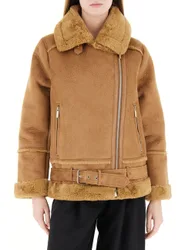 Giacca in similpelle COGNAC L