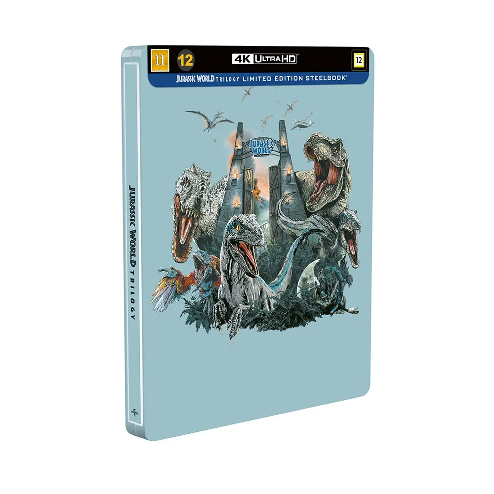 Jurassic World Trilogy Limited Edition Multicolor One Size unisex - Dvd - FashionsVida
