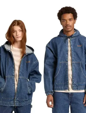 Blouson Bomber Denim Blue XL