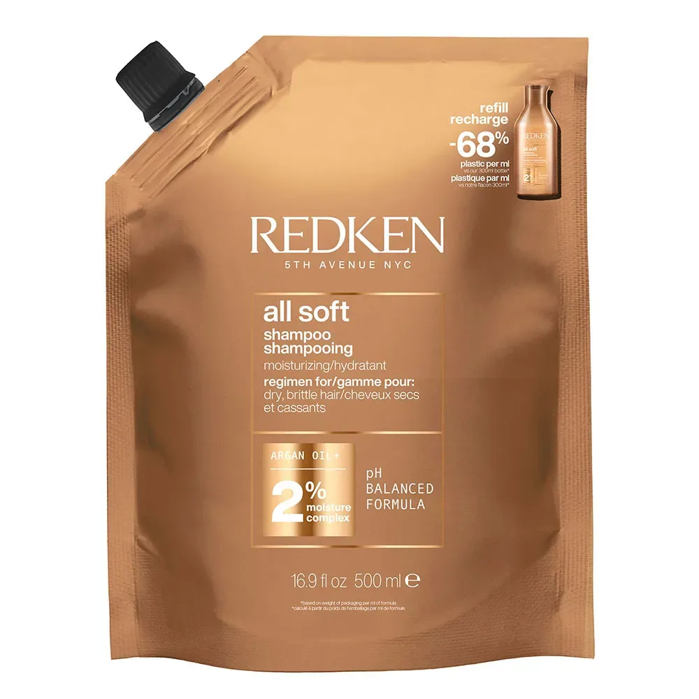 Shampooing All Soft Refill 500ml One Size unisex - Redken - FashionsVida