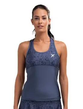 Cora Sleeveless T-shirt Blue XS - Drop Shot - FashionsVida