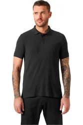 Crewline polo manga corta hombre Negro (XXL)