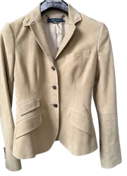 Ralph Lauren Beige Suede Blazer