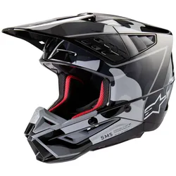 Casco Moto Cross Enduro S-M5 ROVER 2 22.06 Argen taglia XS