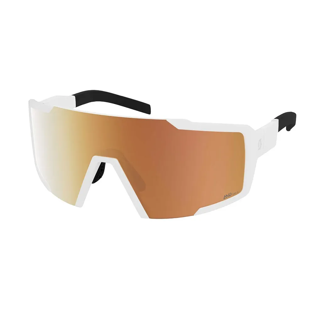 Occhiali Da Sole Fotocromatici Shield Light Sensitive White Matt - Scott - FashionsVida