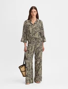 Blusón de mujer fluido estampado - Simorra - FashionsVida