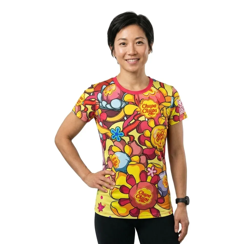 Maglietta A Maniche Corte Chupa Chups Flower Multicolour S - OTSO - FashionsVida