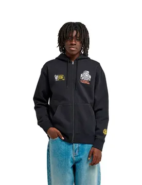Felpa Con Zip X Timber Monkey Flint Black S