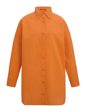 Womens/ladies Prerna Shirt (Tangerine Tango) - Orange Cotton - Size 16 Uk - Regatta - FashionsVida