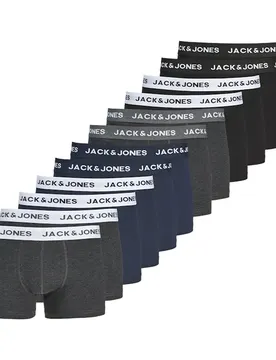 Boxers Solid 12 Unités Navy Blazer / Black / Dgm 2XL