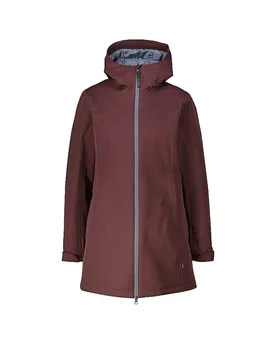Abrigo de invierno con capucha Nora para mujer marrón 44 - Meru - FashionsVida