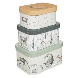 Boîte De Rangement Jj2652 3 Unités Multicolor One Size