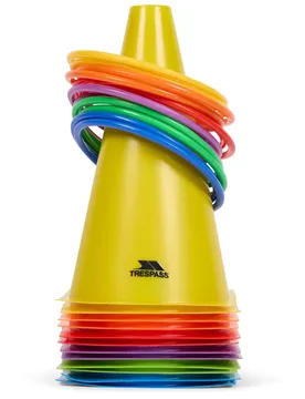 Trainingskonus und Ringe (x12) - Multicolore - unisex - Size: TU
