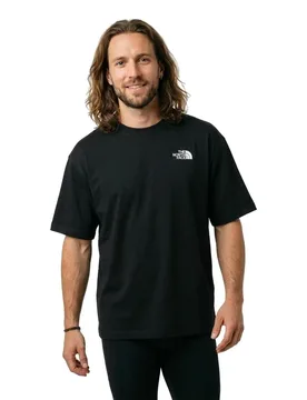 T-shirt à Manches Courtes Essential Simple Dome TNF Black L - The North Face - FashionsVida