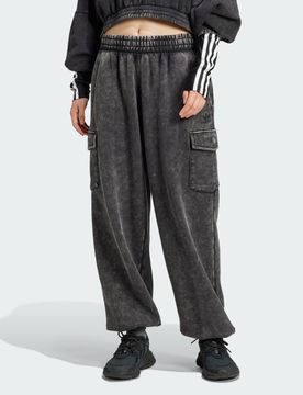 Sweat pants Acid-Washed 2XS Black