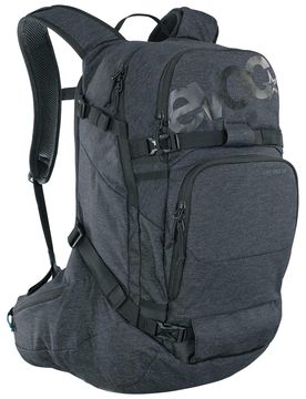 Rucksack mit Rückenprotektion Line Pro 30 Black Größe L/XL schwarz