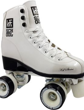 Roller school alu leather patines 4 ruedas (42)