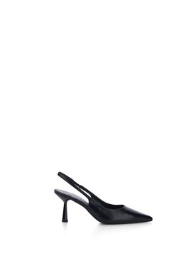 Décolleté slingback pelle NERO 39