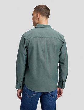 Workwear Relaxed No Pocket Button Down Shirt Ponderosa Pine Größe L male