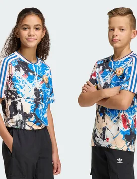 Maglia Stone Roses Manchester United per bambini e bambine 9-10A Multicolor - Adidas - FashionsVida