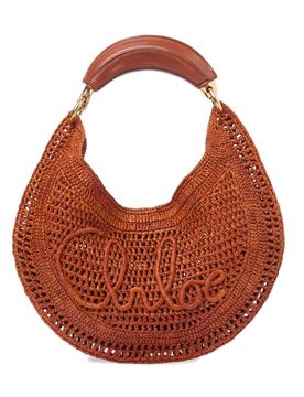 Chloé Summer Banana Hobo Handbag - W 36 x H 21.5 cm