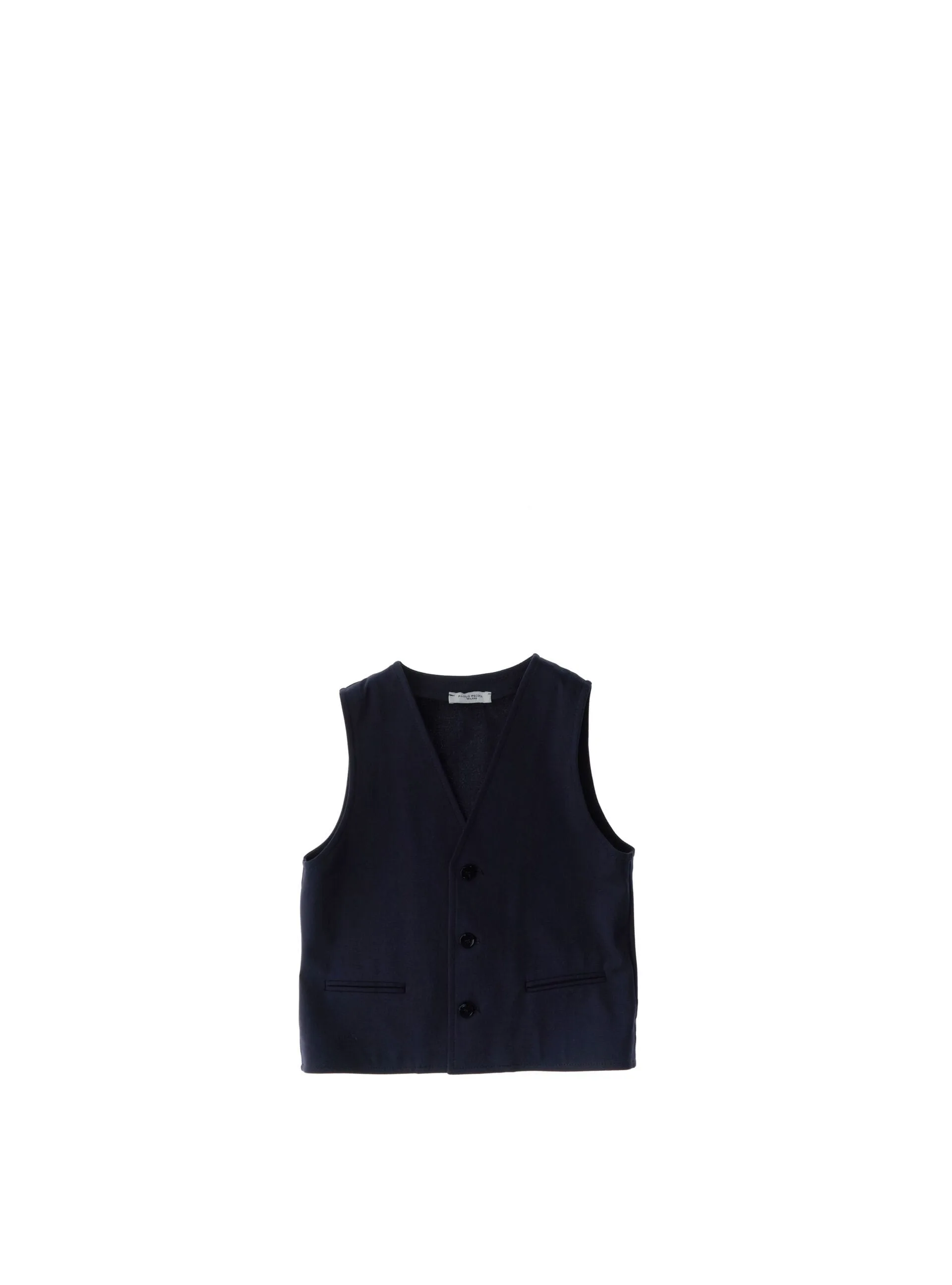Gilet monopetto BLU NAVY 14 - Paolo Pecora - FashionsVida