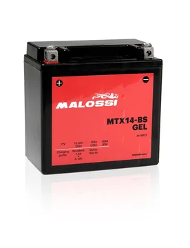 Batteria mtx14-Bs Gel Piaggio Beverly Cruiser 500 Ie 4t Lc Euro 3 - Malossi - FashionsVida