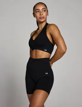 Sujetador deportivo sin costuras con cuello halter Tempo para mujer de MP - MyProtein - FashionsVida
