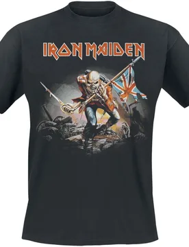 T-Shirt - Trooper - S bis 4XL - für Männer - Größe 4XL - schwarz - Lizenziertes Merchandise! - Männer - male - Iron Maiden - FashionsVida
