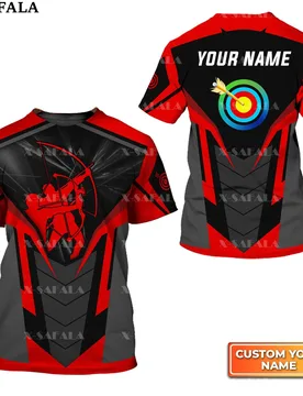 Mens Short Sleeved Breathable T-Shirt, Round Neck, Archery Team Player, Customized 3D Printing, Outdoor Casual Fashion, Summer20 - Aliexpress - FashionsVida