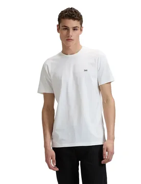 T-shirt à Manches Courtes 112376605 White M - Lee - FashionsVida