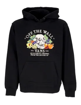 Felpa Leggera Cappuccio Uomo From the Ground Up Hoodie Black - Vans - FashionsVida