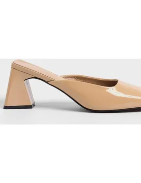 Zapatos de salón de mujer de piel destalonados - Mim - FashionsVida