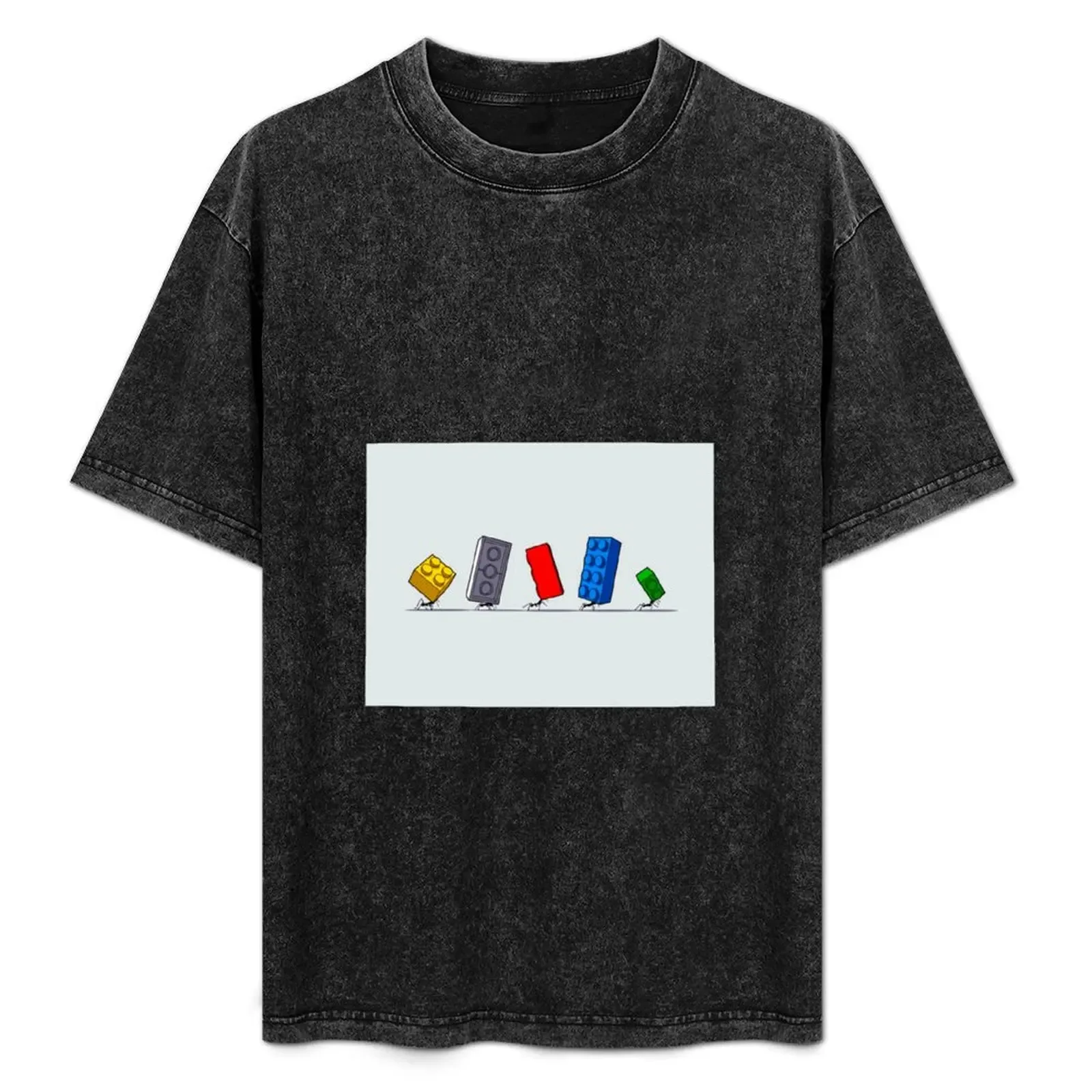 Construction Ants T-Shirt Basic Simple Design Short Sleeve Shirt - Aliexpress - FashionsVida