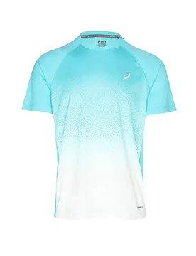 Herren Laufshirt Road Fade blau S M - Asics - FashionsVida