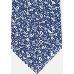 Corbata de colección antimanchas con estampado de flor