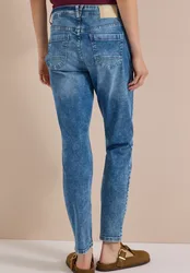 Style Tracey Mid Blue Patch Po female