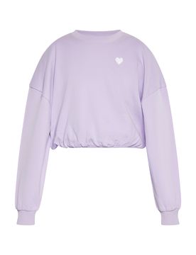MYMO Sudadera lavanda / blanco