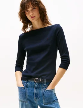 NEW CODY SLIM BOAT-NK 3/4SLV female - M - FashionsVida