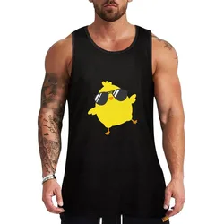 Chick with sunglass Tank Top Simple Casual Tank Top Basic Lightweight Undershirt