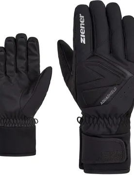 Gatis Herren Fingerhandschuhe, gelb 8