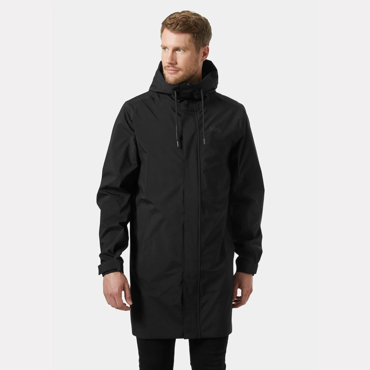 Men's Munich Raincoat Black 2XL - Black - Male - Helly Hansen - FashionsVida